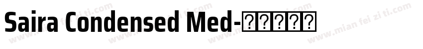 Saira Condensed Med字体转换